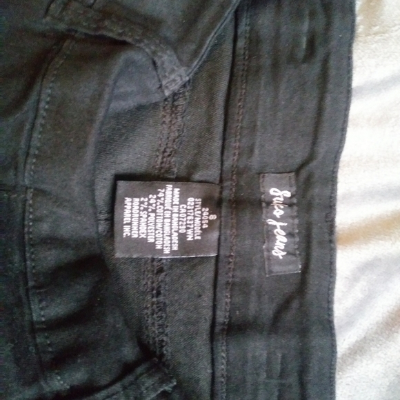 Black super skinny jeggings - Picture 2 of 3